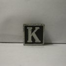 1953 Keyword Board Game Piece: Letter Tile - K