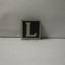 1953 Keyword Board Game Piece: Letter Tile - L