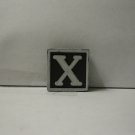 1953 Keyword Board Game Piece: Letter Tile - X