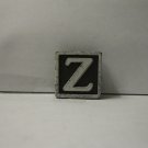 1953 Keyword Board Game Piece: Letter Tile - Z