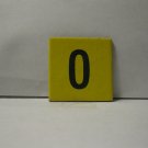 1958 Scrabble for Juniors Board Game Piece: Letter Tab - O