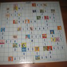 1958 Scrabble for Juniors Board Game Piece: GAME BOARD