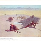 Frederic Remington: Fight for the Waterhole - 11" x 9.25" Book Page Print