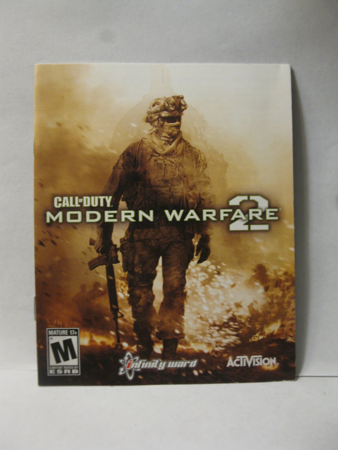 Xbox 360 Video Game Instruction Booklet: Call of Duty - Modern Warfare 2