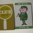 1950 Clue Board Game Piece: Mr. Green Suspect Card