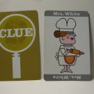 1950 Clue Board Game Piece: Mrs. White Suspect Card