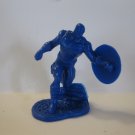 (BX-1) 2" Marvel Comics miniature figure - Captain America #6 - blue plastic