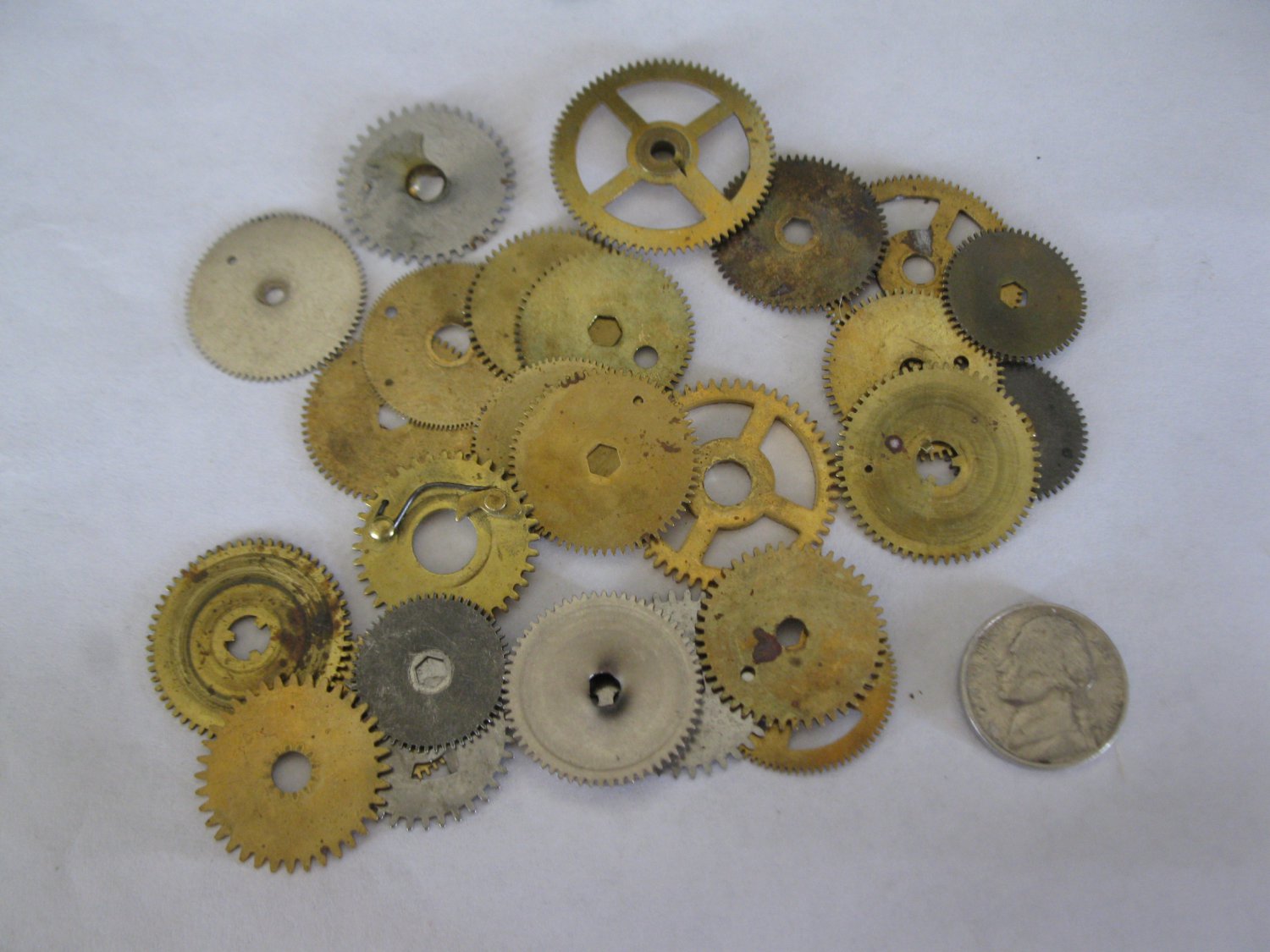 (BX-1) lot of Watch / Clock parts - Large Sprockets