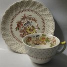 (BX-3) vintage Royal Doulton  - Grantham Tea Cup & Saucer - #D5477