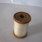#20 old wood Spool w/ Thread: Willington Conn. USA