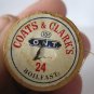 #26 old wood Spool w/ Thread: Coat's & Clark's Boilfast #24