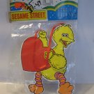 (BX-5) vintage 1990's Sesame Street Tree Trim - Big Bird w/ large heart