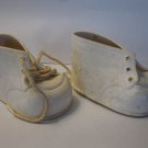(BX-7) vintage doll accessory, 3" long white shoes