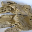 (BX-9) vintage Isotoner Gloves #3: Tan on Tan, size- one size fits all