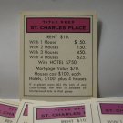Board Game Piece: Monopoly - random St. Charles Place Title Deed