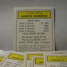 Board Game Piece: Monopoly - random Marvin Gardens. Title Deed