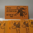 Board Game Piece: Monopoly - random Get Out of Jail Free Chance Card