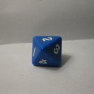 2005 World of Warcraft Board Game piece: Blue 8-Sided Dice
