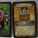 2005 World of Warcraft Board Game piece: Quest Card - Red Vengeance
