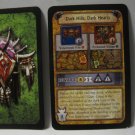2005 World of Warcraft Board Game piece: Quest Card - Dark Hills, Dark Hearts