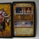 2005 World of Warcraft Board Game piece: Quest Card - Into the Scarlet Monastery