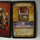 2005 World of Warcraft Board Game piece: Quest Card - Crimson Lair