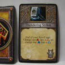 2005 World of Warcraft Board Game piece: Shaman Card - Thundering Strikes