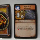 2005 World of Warcraft Board Game piece: Shaman Card - Windfury Weapon