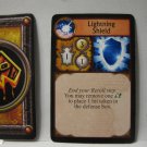 2005 World of Warcraft Board Game piece: Shaman Card - Lightning Shield
