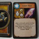 2005 World of Warcraft Board Game piece: Priest Card - Lesser Heal