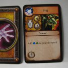 2005 World of Warcraft Board Game piece: Warlock Card - Imp
