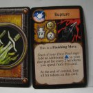 2005 World of Warcraft Board Game piece: Rogue Card - Rupture