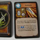 2005 World of Warcraft Board Game piece: Rogue Card - Ambush