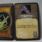 2005 World of Warcraft Board Game piece: Rogue Card - Improved Sinister Strike