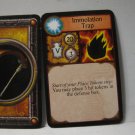 2005 World of Warcraft Board Game piece: Hunter Card - Immolation Trap