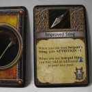 2005 World of Warcraft Board Game piece: Hunter Card - Improved Sting