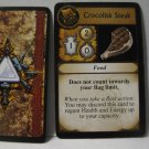 2005 World of Warcraft Board Game piece: Item Card - Crocolisk Steak