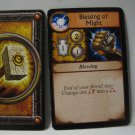 2005 World of Warcraft Board Game piece: Paladin Card - Blessing of Might