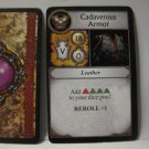 2005 World of Warcraft Board Game piece: Item Card - Cadaverous Armor