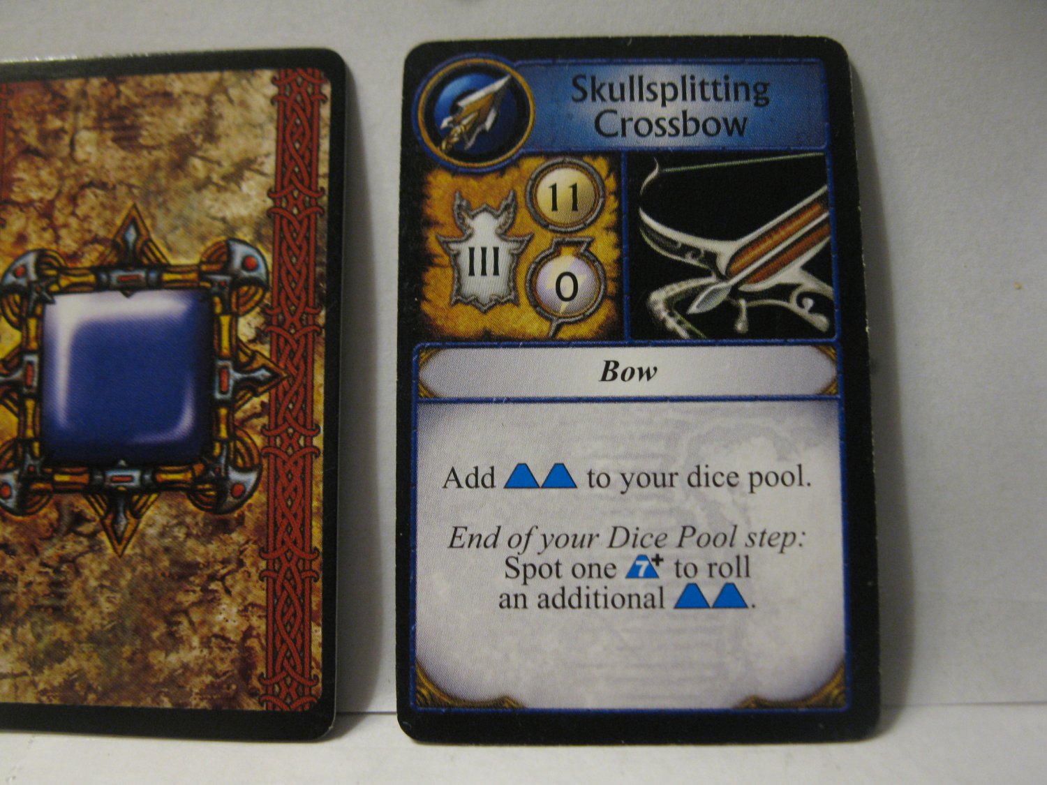 2005 World of Warcraft Board Game piece: Item Card ...