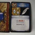 2005 World of Warcraft Board Game piece: Item Card - Decapitating Sword
