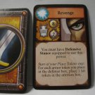 2005 World of Warcraft Board Game piece: Warrior Card - Revenge