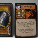 2005 World of Warcraft Board Game piece: Warrior Card - Bloodrage