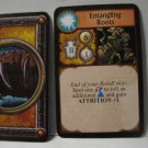 2005 World of Warcraft Board Game piece: Druid Card - Entangling Roots