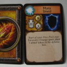 2005 World of Warcraft Board Game piece: Mage Card - Mana Shield
