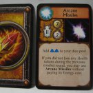 2005 World of Warcraft Board Game piece: Mage Card - Arcane Missiles