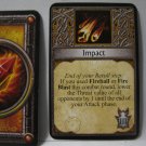 2005 World of Warcraft Board Game piece: Mage Card - Impact