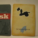 2003 Risk Board Game piece: Territory Card - Scandinavia