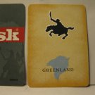 2003 Risk Board Game piece: Territory Card - Greenland