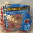 (10) Ideal In-Sure Push-In 2 Port Red Wire Connectors - #12-20 Gauge- Brand New